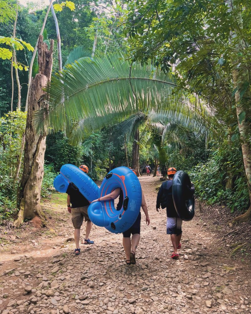 Belize tubing experience