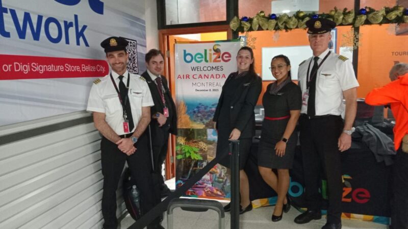 Belize flight routes Air Canada