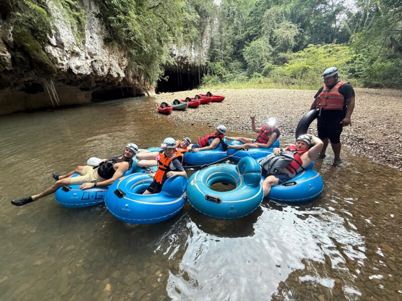cave tubing and ATM Cave San Ignacio
