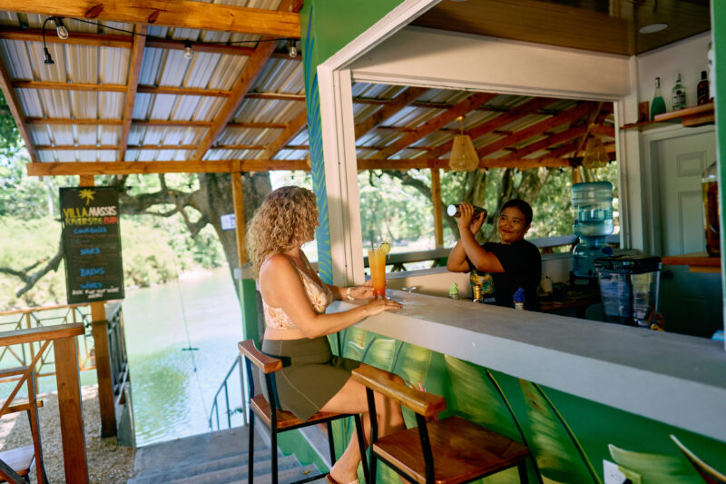 Belize river resort