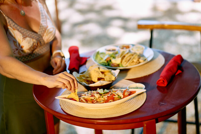 Belize riverside restaurant