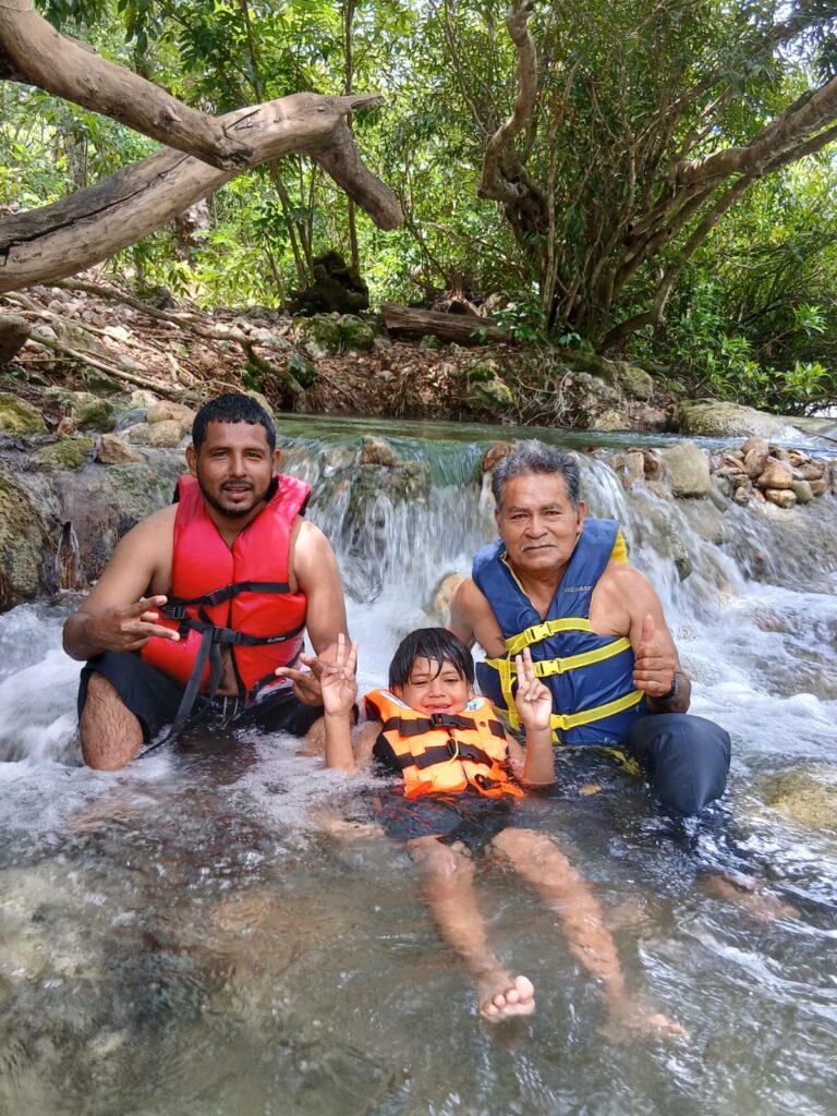 swimming Mopan River