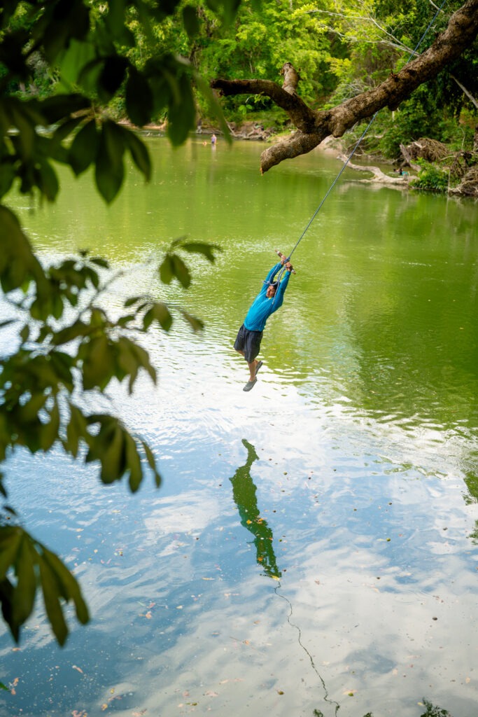 Mopan River swimming