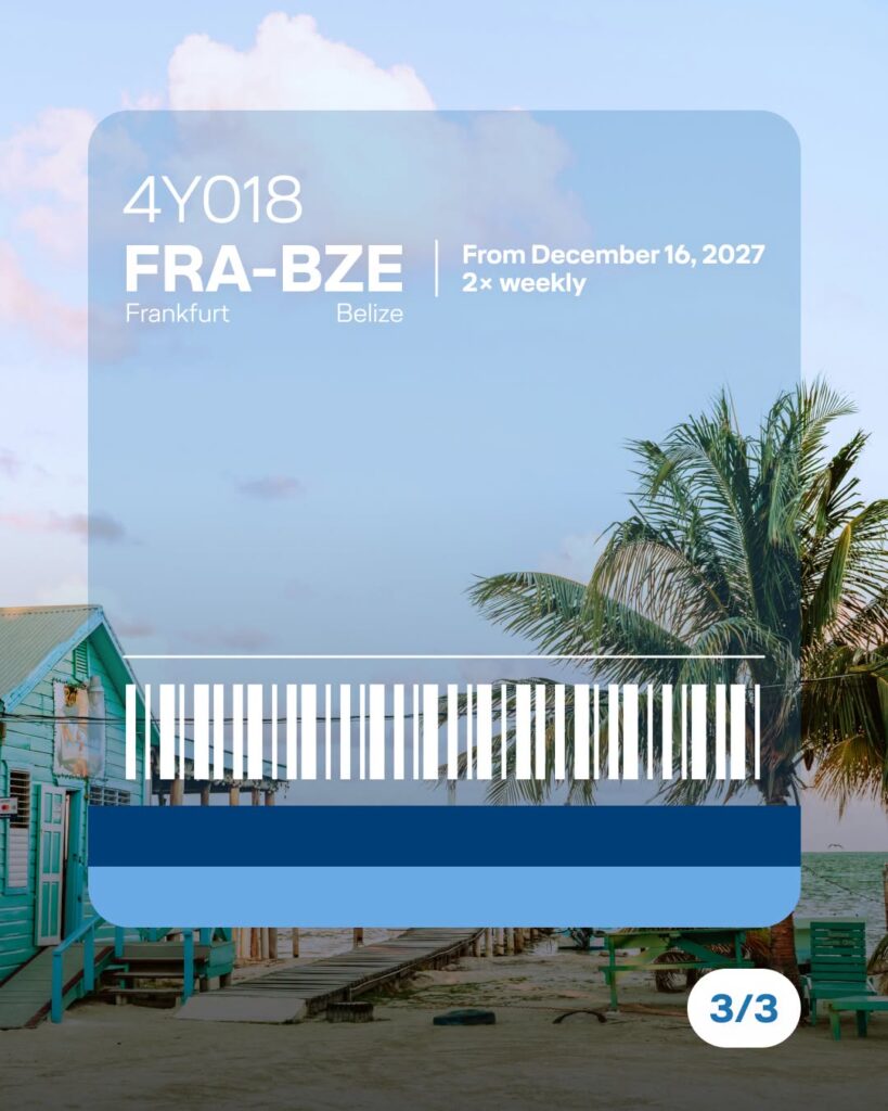 flights from Europe to Belize